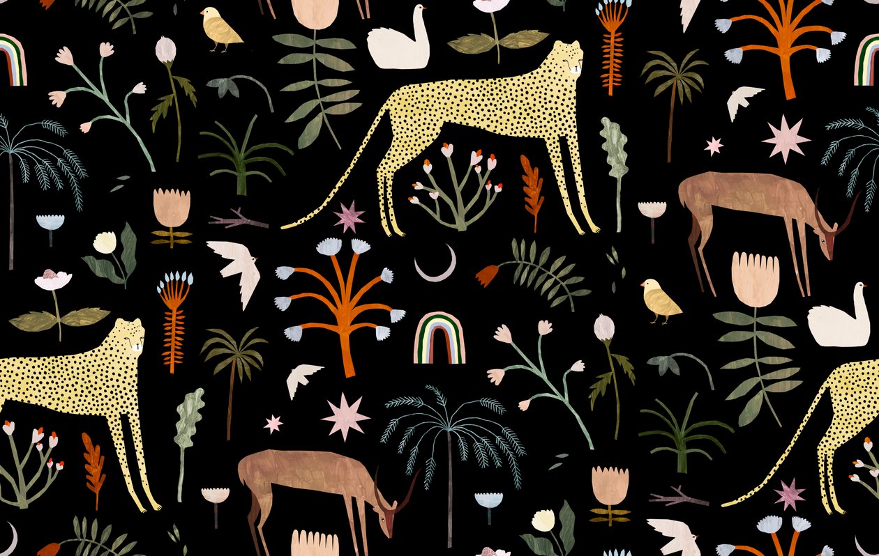 Patrón Wild Garden, 2018 de Léa Le Pivert