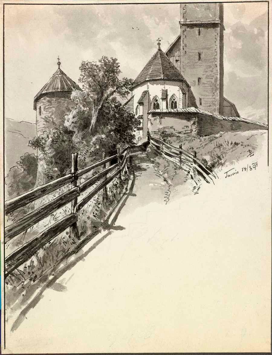 Iglesia parroquial en Trbizun de Ladislav Benesch