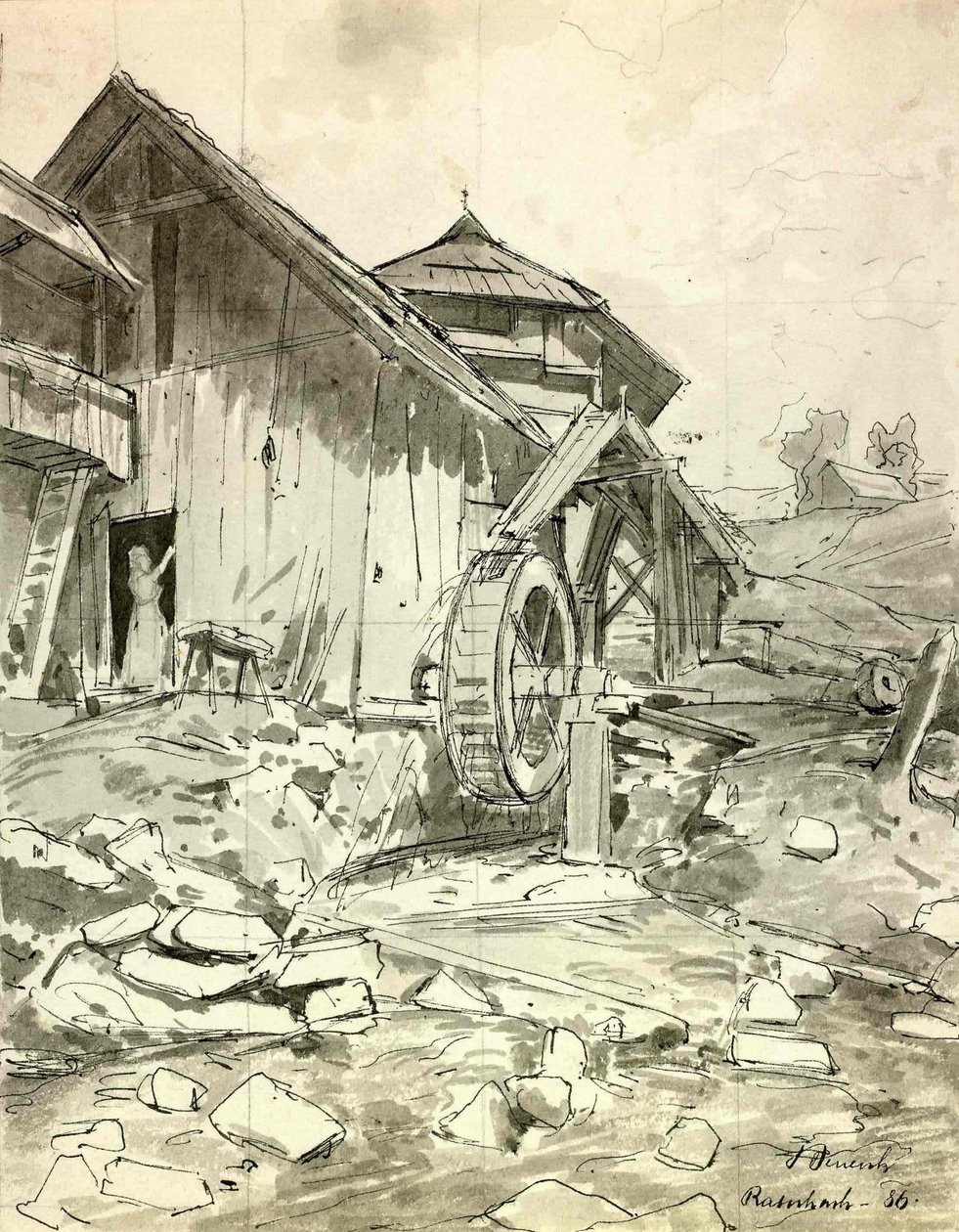Molino en Rateče de Ladislav Benesch
