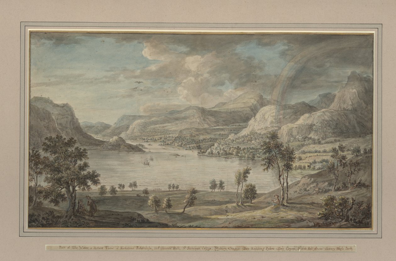 Partes de Ulls Water, c.1770-80 de Lady Mary Lowther