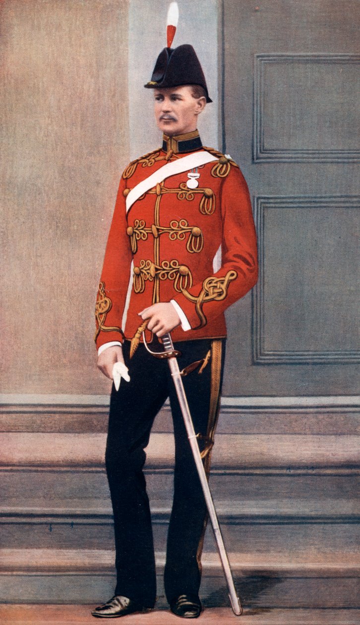 Teniente Frederick Hugh Sherston Roberts, soldado británico, 1902 de Lafayette