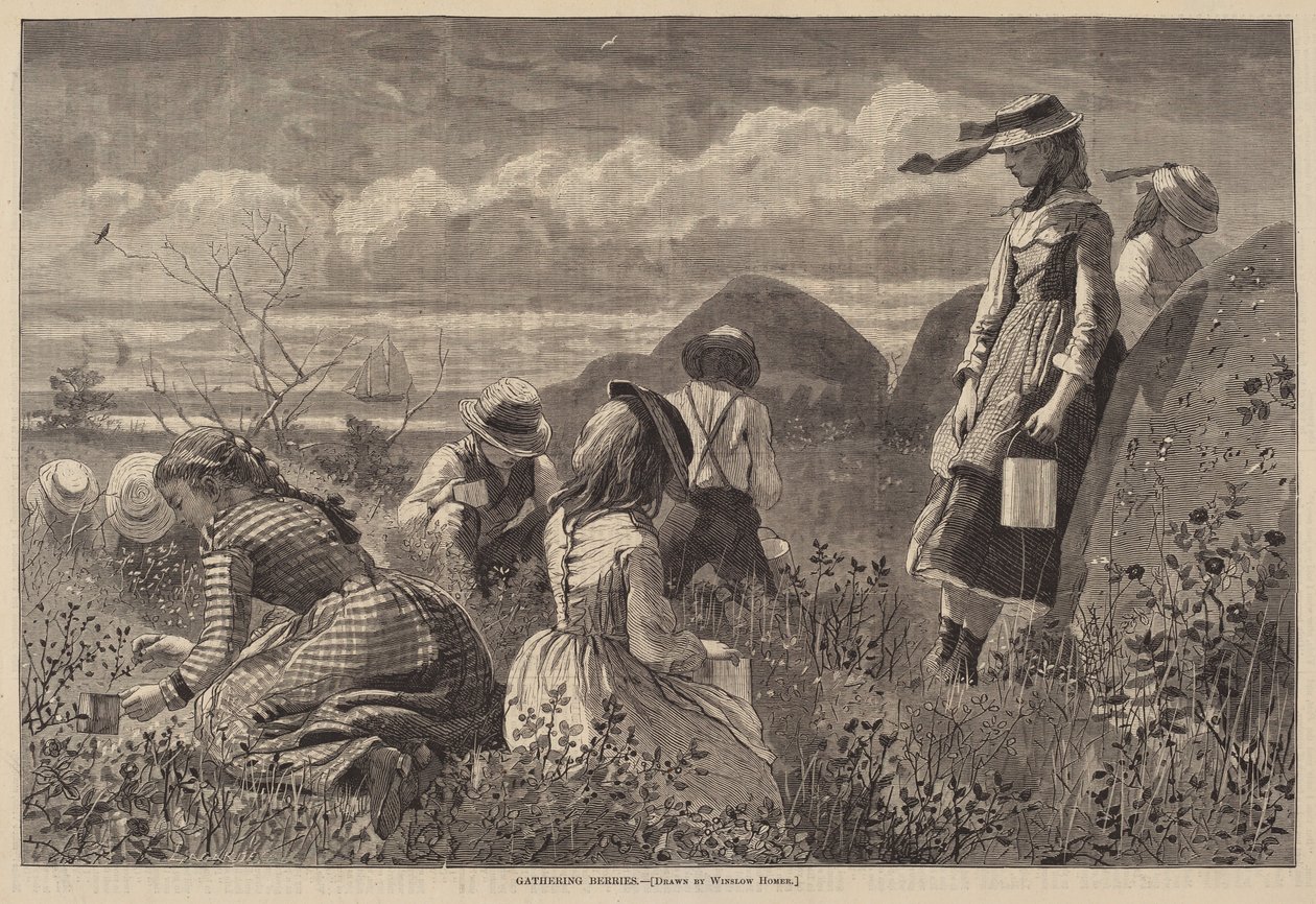 Recogiendo Bayas de Lagarde after Winslow Homer