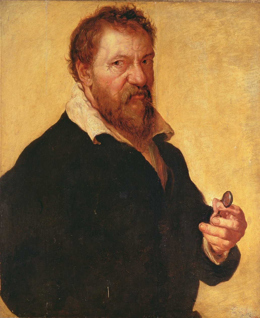 Autorretrato (panel) de Lambert Lombard