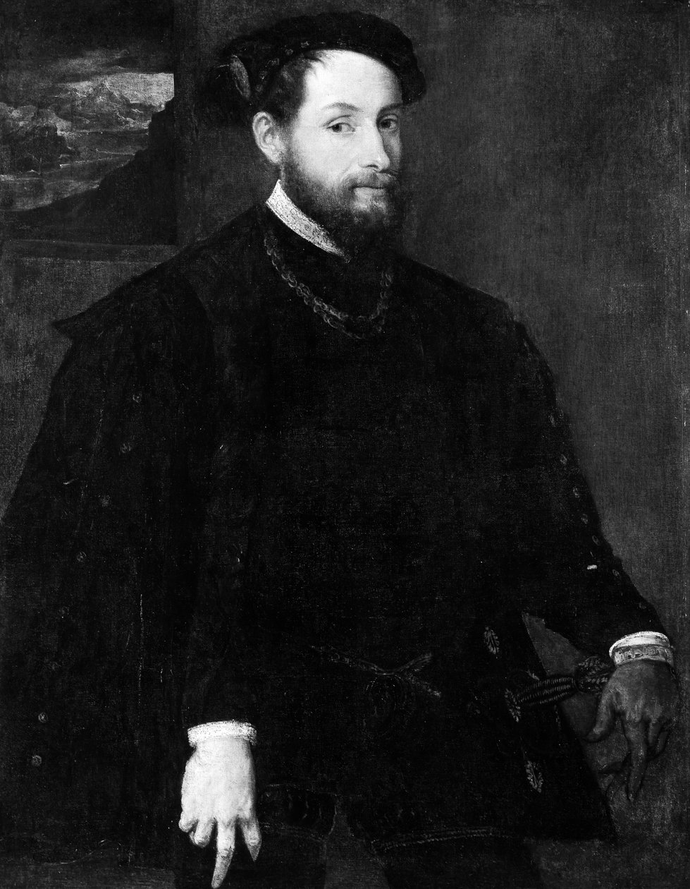 Retrato de un hombre de Lambert Sustris