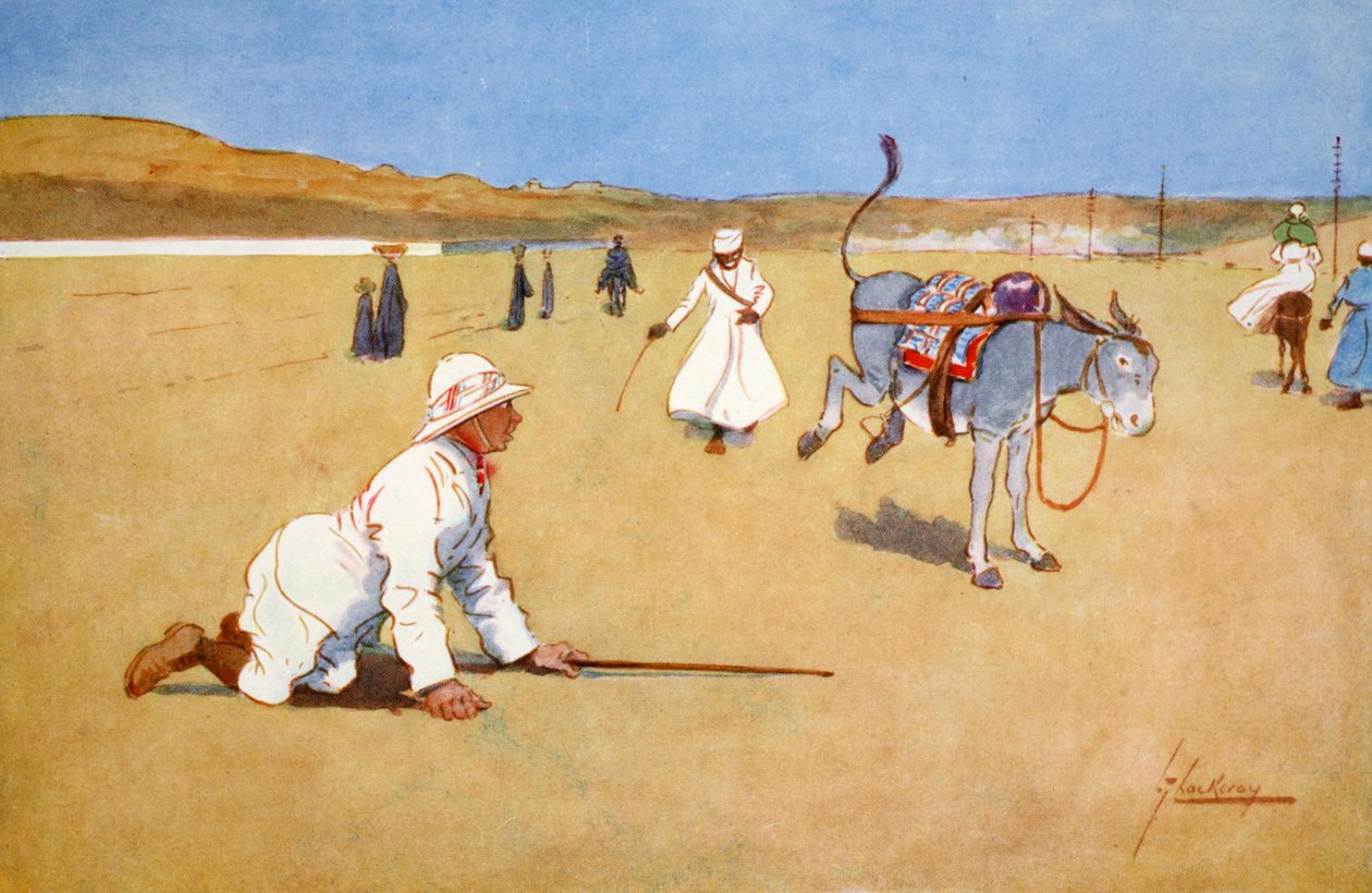 En el camino de la presa, Asuán de Lance Thackeray