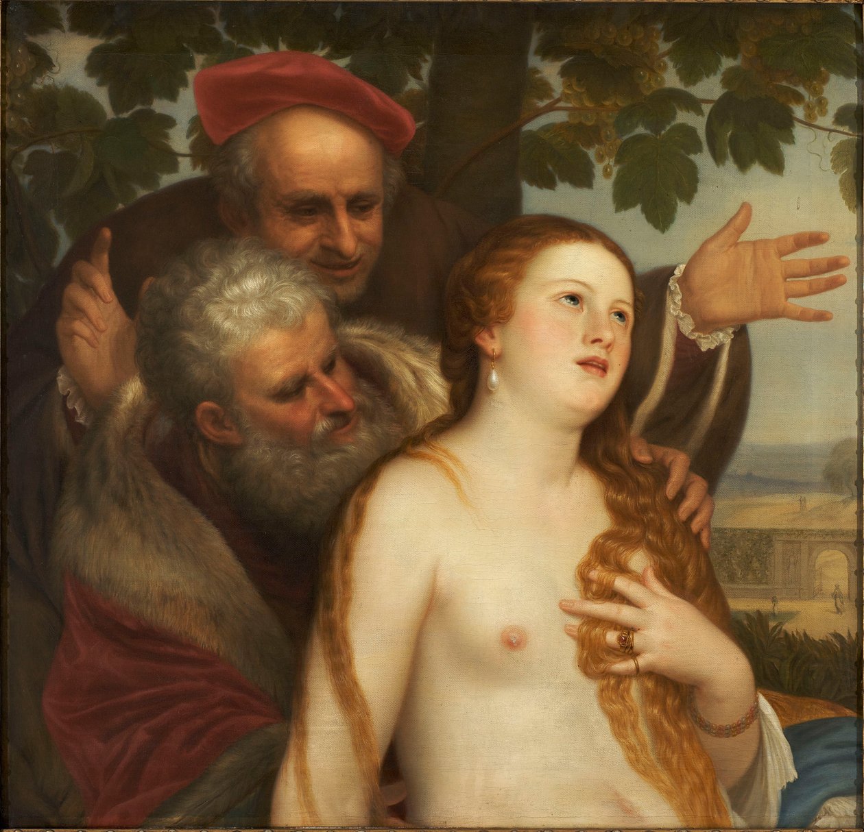 Copia de Susana en su Baño de Tiziano de Lars Hansen