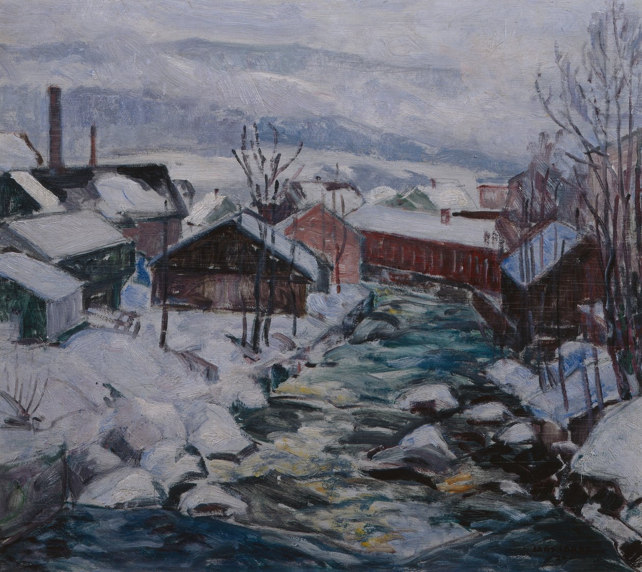 Invierno en Mesna, Lillehammer de Lars Jorde
