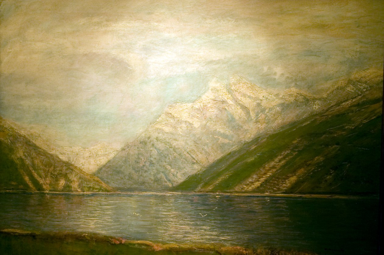 Lago en los Tatras de Laszlo Mednyanszky