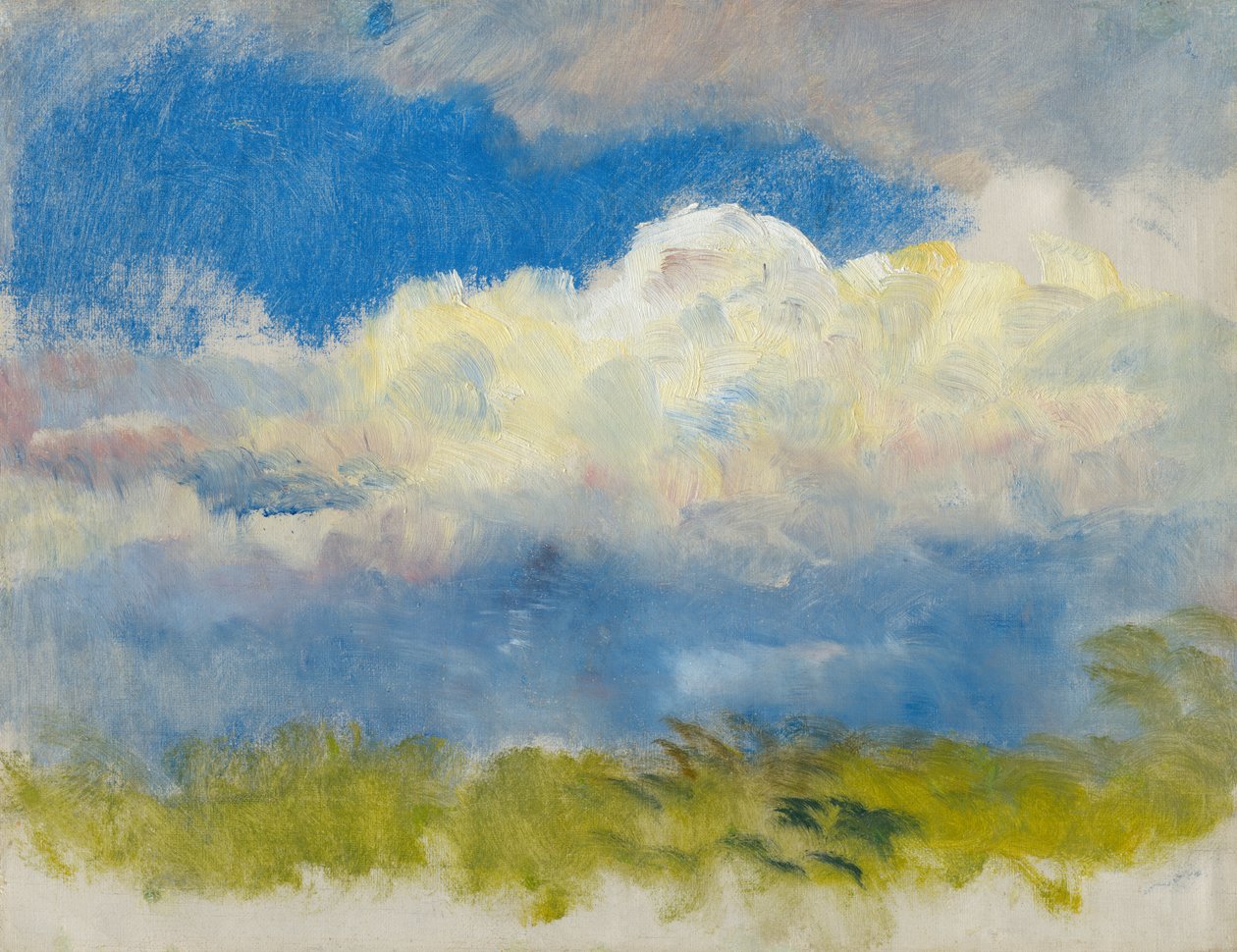 Cielo de primavera, c.1890 de Laszlo Mednyanszky