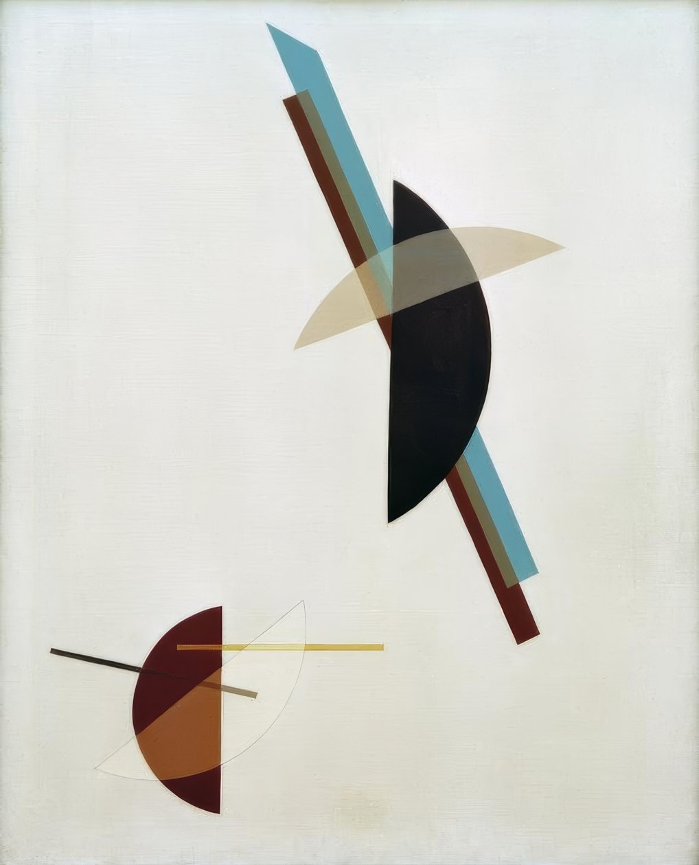 Sobre fondo blanco de Laszlo Moholy Nagy