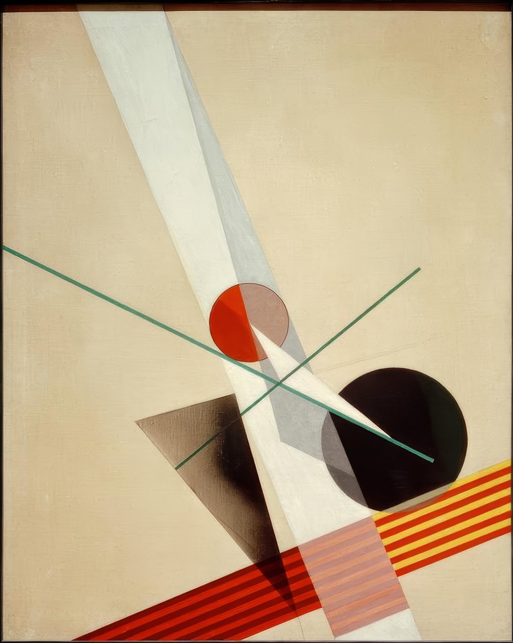 Composición A XXI de Laszlo Moholy Nagy