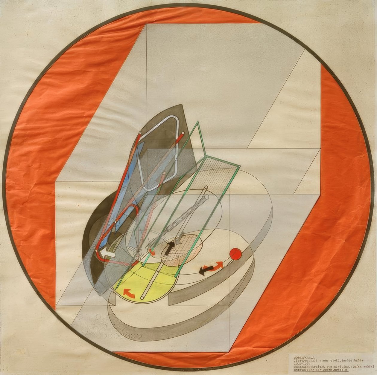 Accesorio de luz de un escenario eléctrico de Laszlo Moholy Nagy