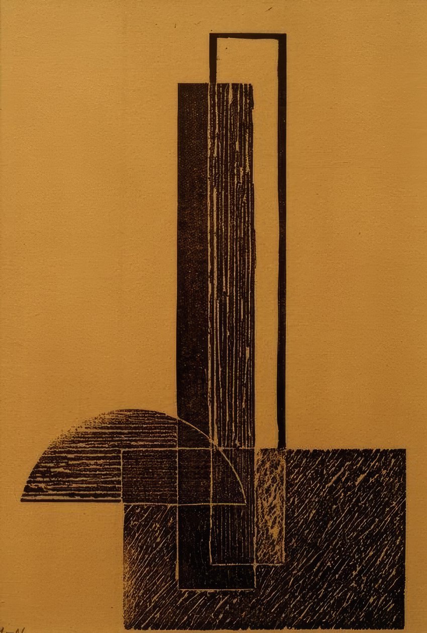 Sin título (Composición constructivista) de Laszlo Moholy Nagy