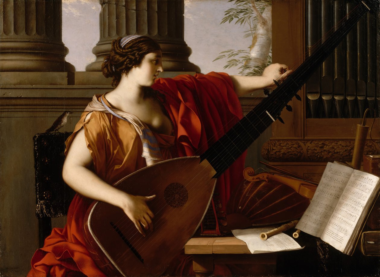 Alegoría de la música de Laurent de la Hyre