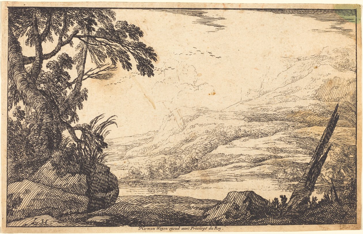 Paisaje Montañoso de Laurent de la Hyre