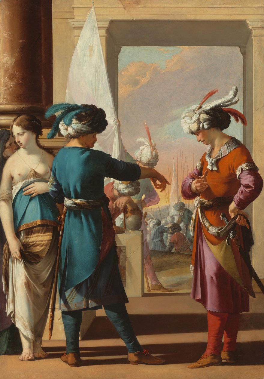 Panthea, Ciro y Araspas, 163134 de Laurent de la Hyre