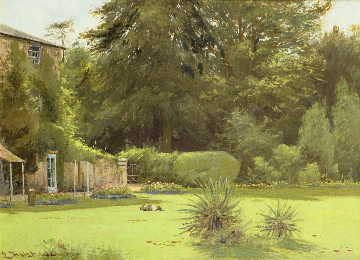 Un césped de verano de Laurits Bernard Holst