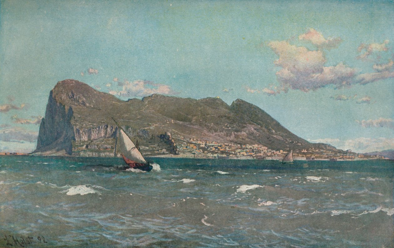 Gibraltar, c1903-1904 de Laurits Bernard Holst