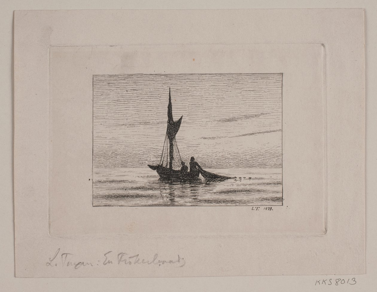 Un barco de pesca de Laurits Regner Tuxen