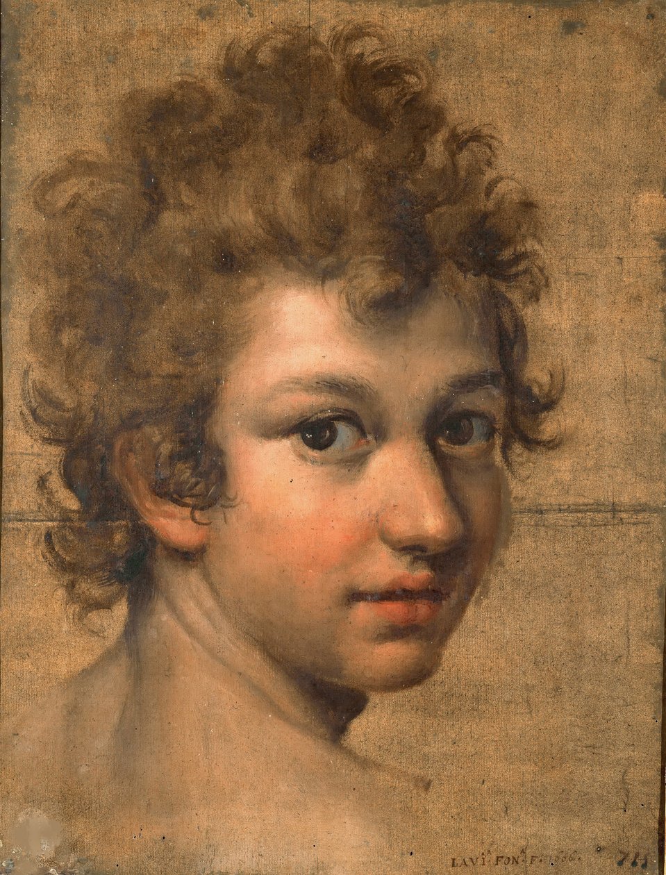 Retrato de un niño de Lavinia Fontana