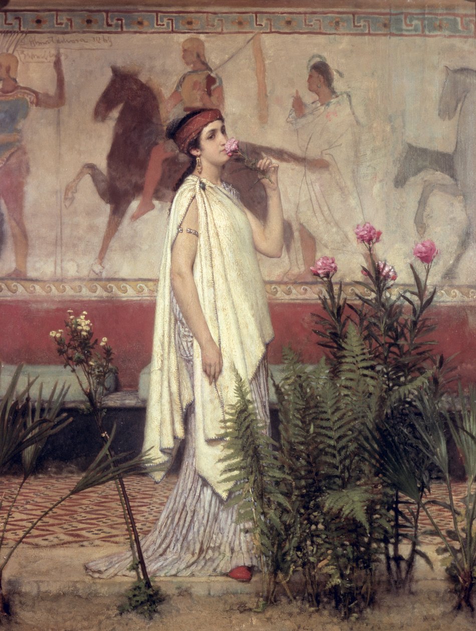 Una Mujer Griega, 1869 de Lawrence Alma Tadema