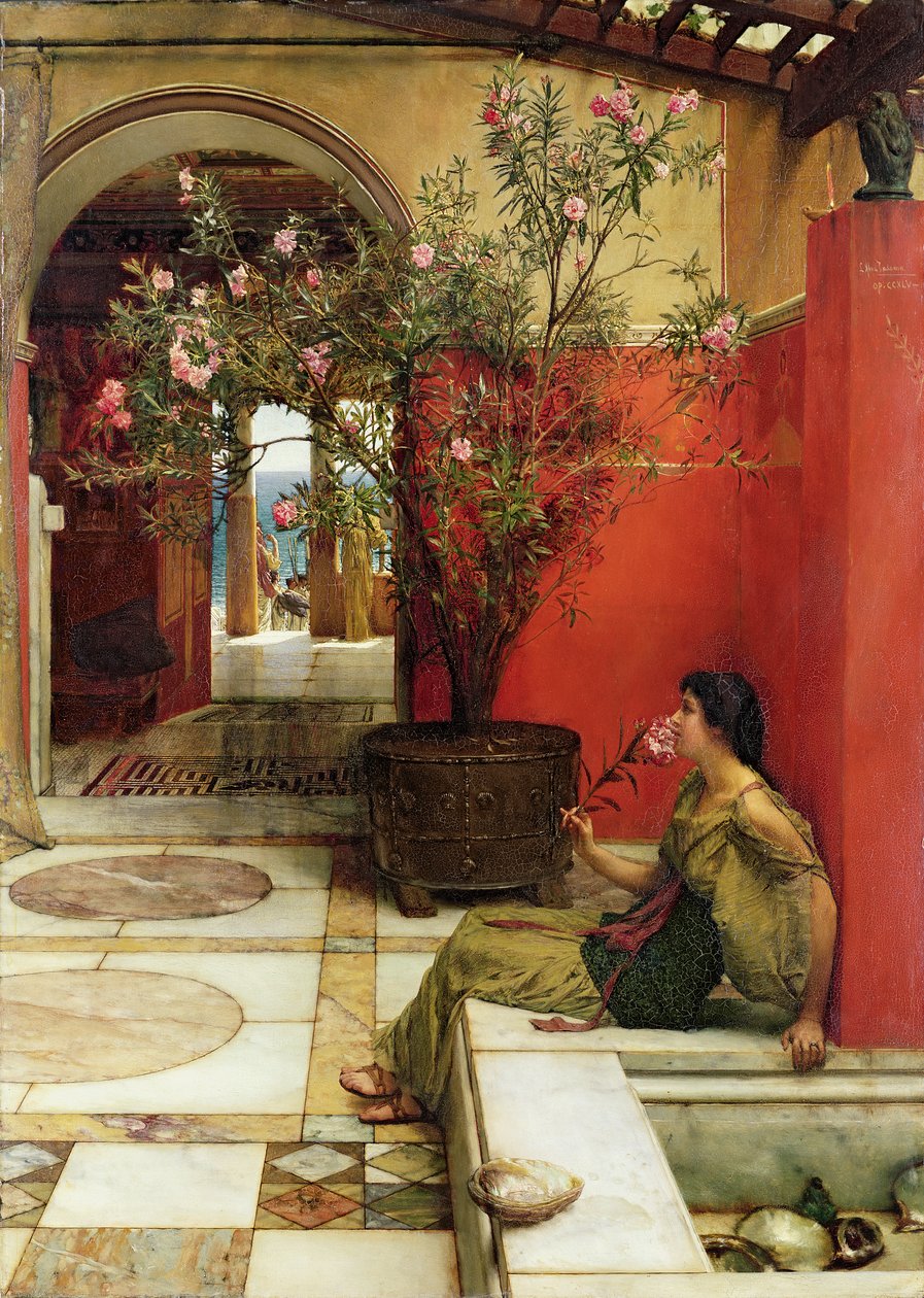 Un adelfa de Lawrence Alma Tadema