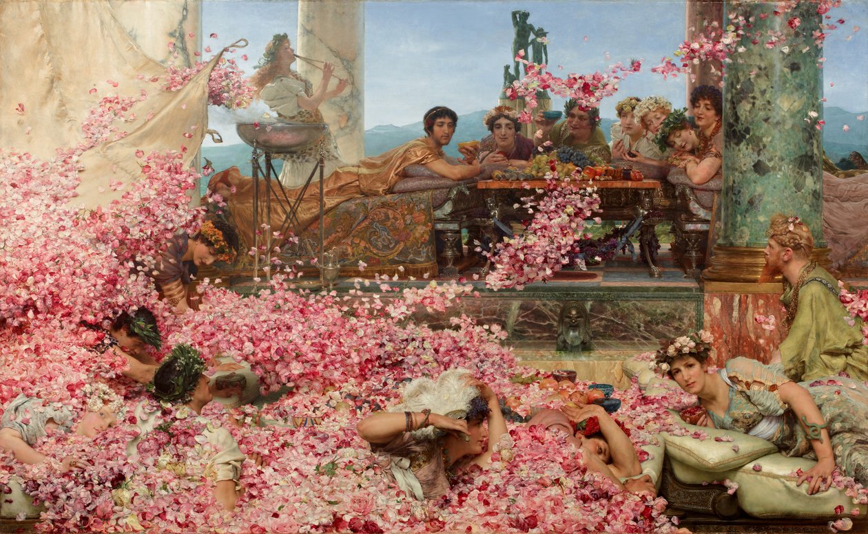 Las rosas de Heliogábalo de Lawrence Alma Tadema