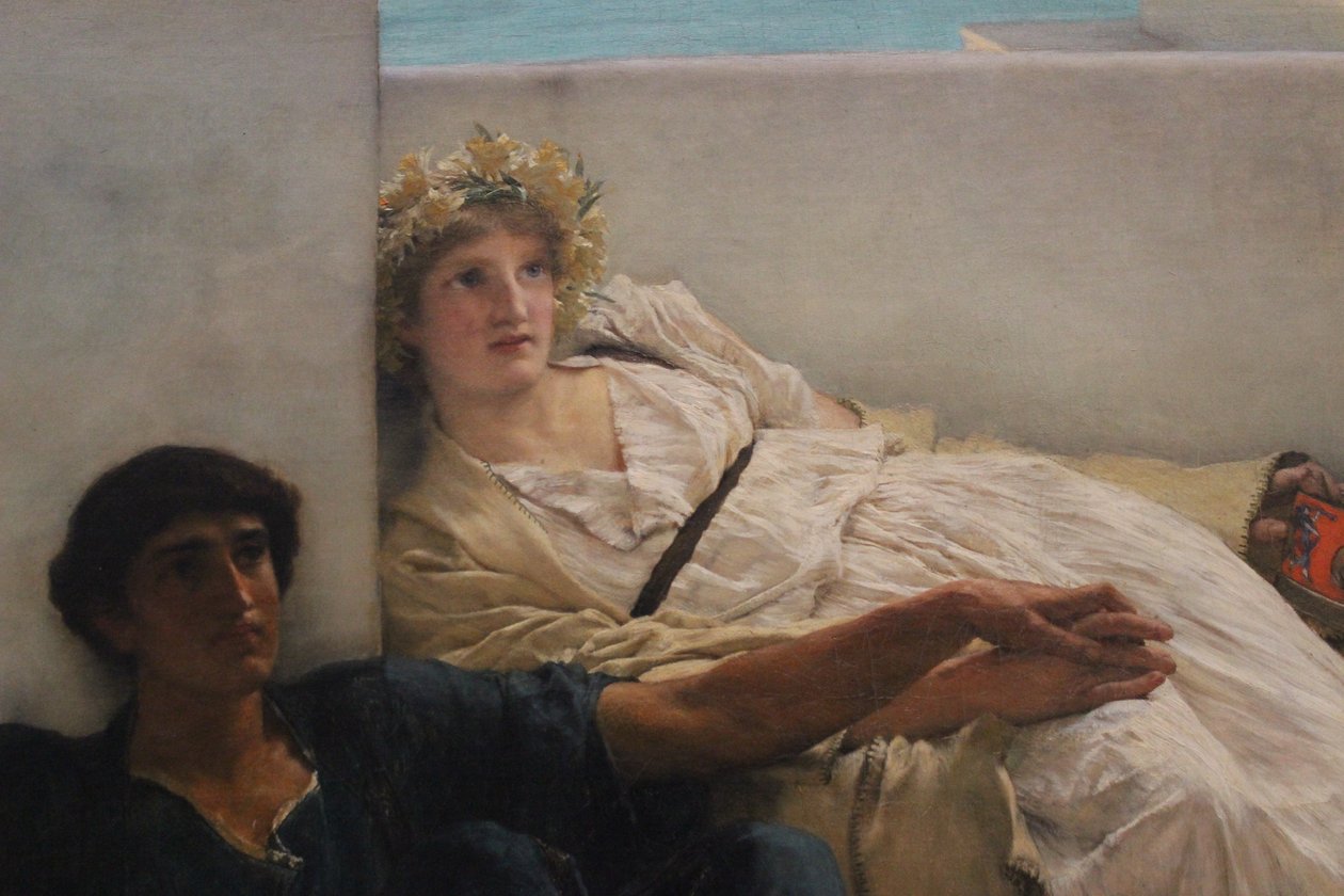 Una lectura de Homero de Lawrence Alma Tadema