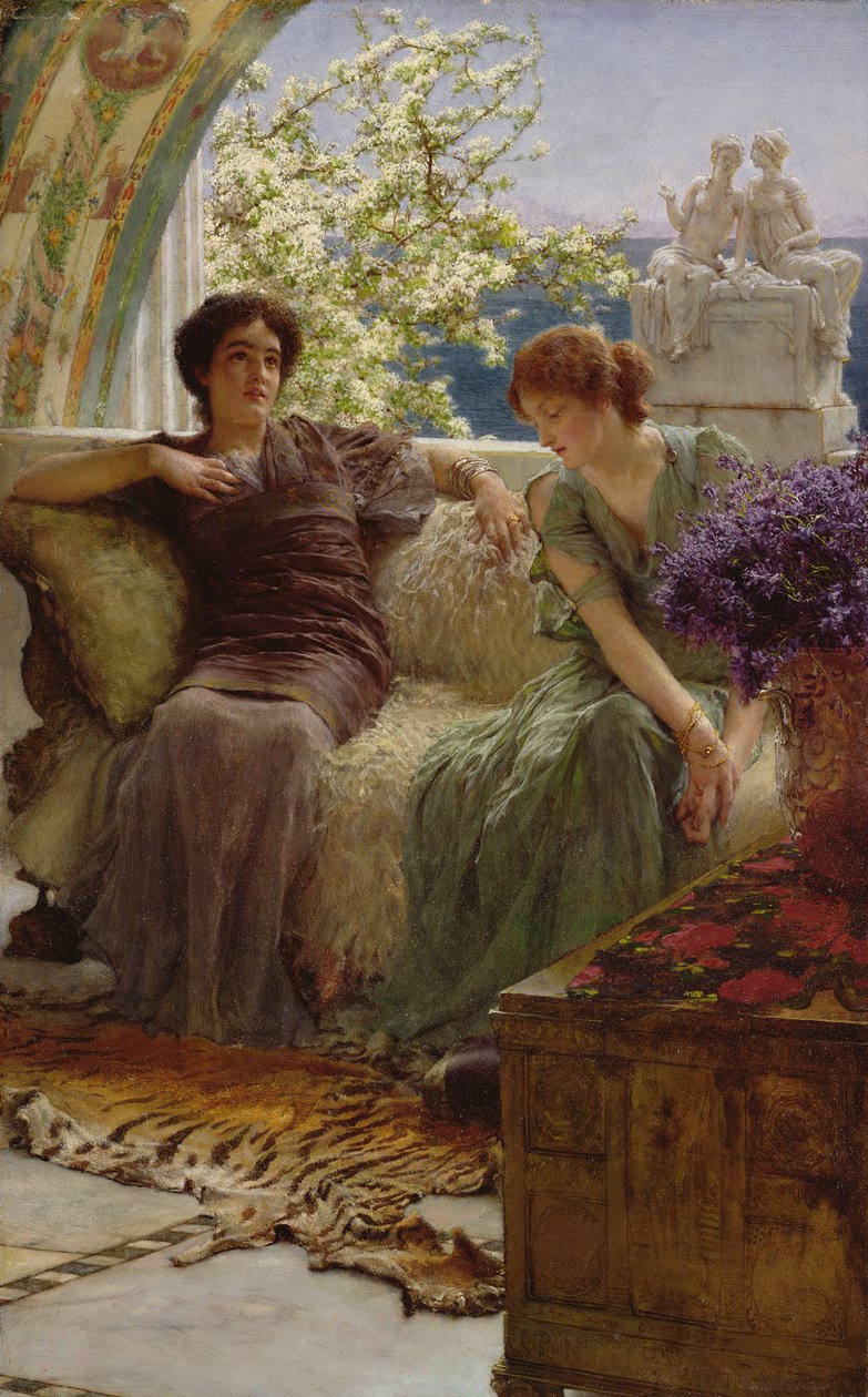 Confidencia no deseada, 1895 de Lawrence Alma Tadema