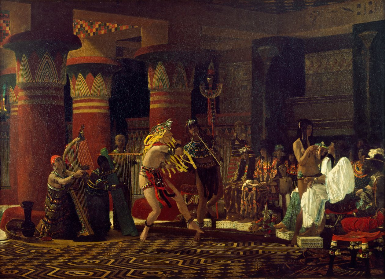 Pasatiempos en el Antiguo Egipto, hace 3000 años, 1863 de Lawrence Alma Tadema