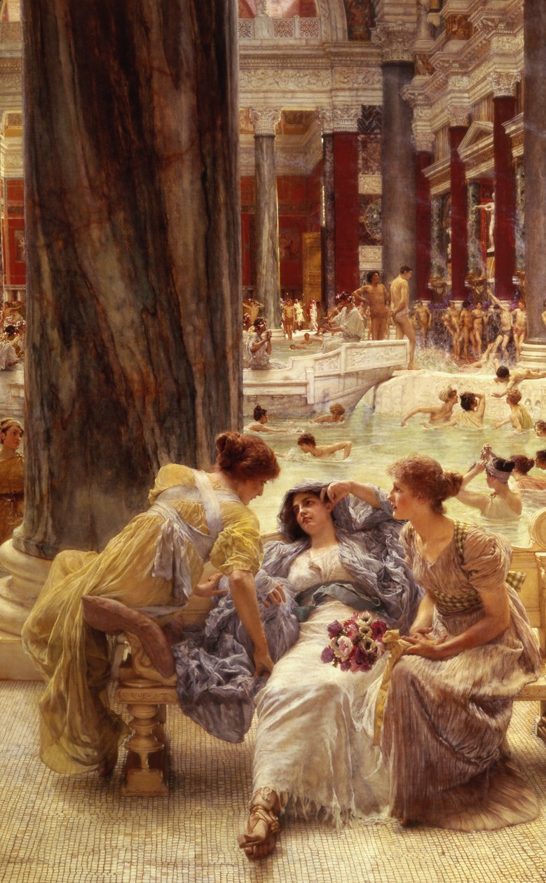 Los Baños de Caracalla, 1899 de Lawrence Alma Tadema