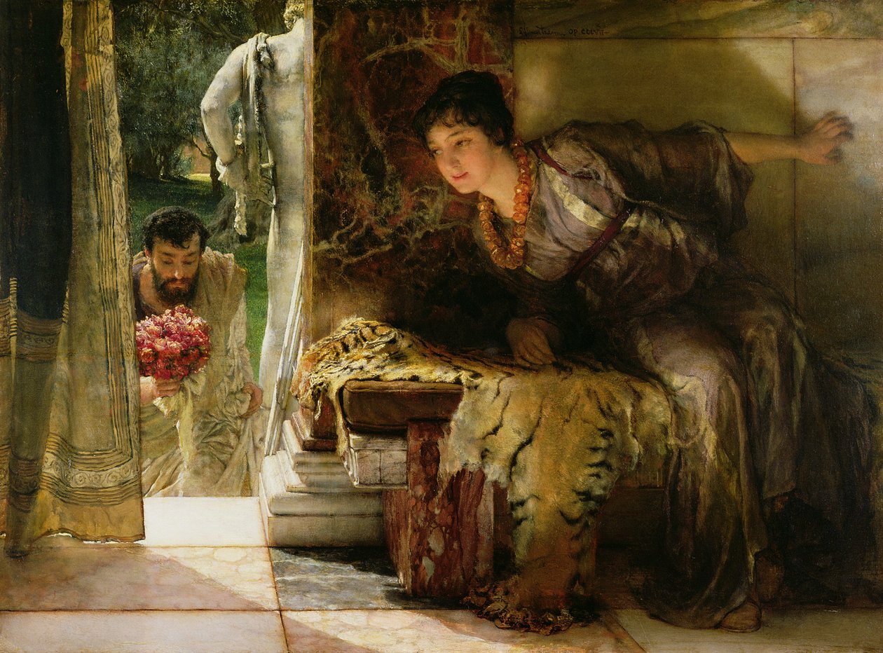 Pasos bienvenidos, 1883 de Lawrence Alma Tadema