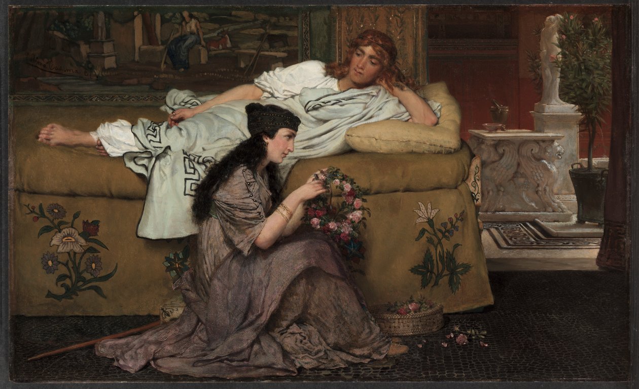 Glaucus and Nydia de Lawrence Alma Tadema