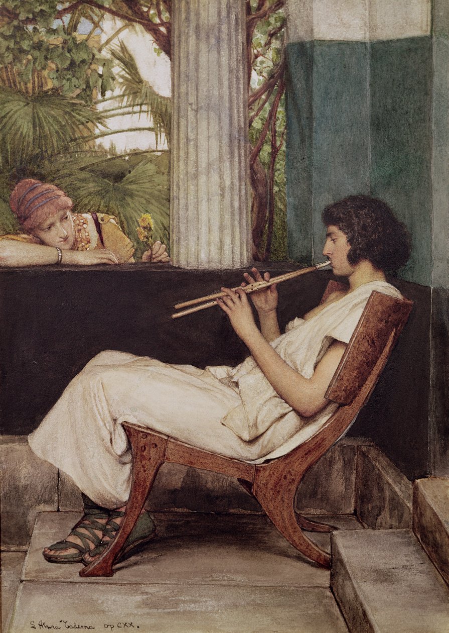 La Música Tiene Encantos de Lawrence Alma Tadema