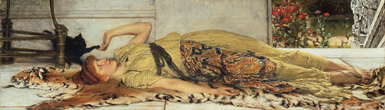 Jardín de juegos, 1875 de Lawrence Alma Tadema