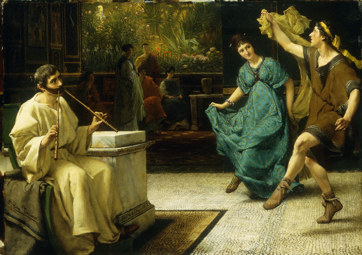 Una Entrada de Teatro Romano de Lawrence Alma Tadema
