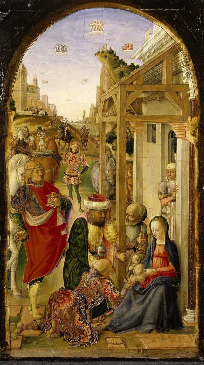 Adoración de los Reyes Magos de Lazzaro Bastiani