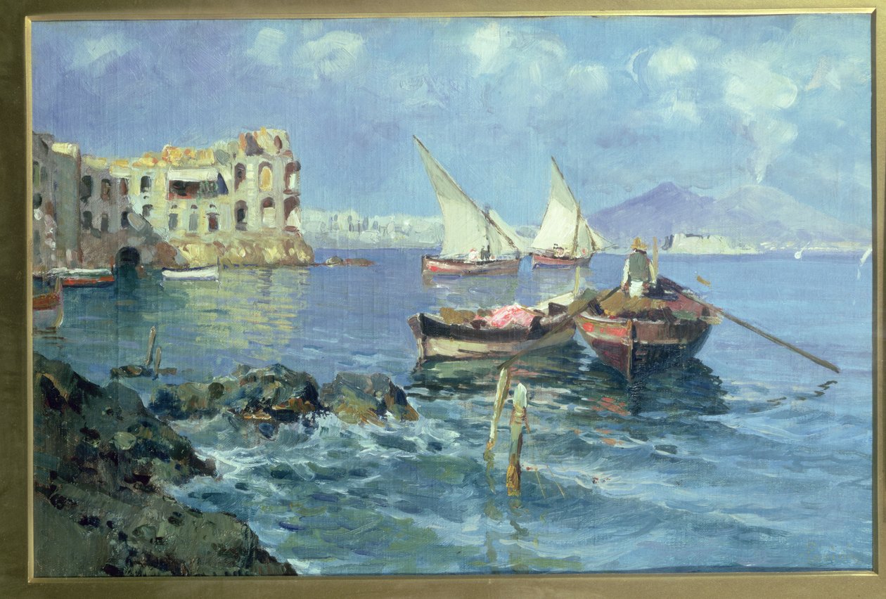 En la bahía de Nápoles de Lazzaro Pasini