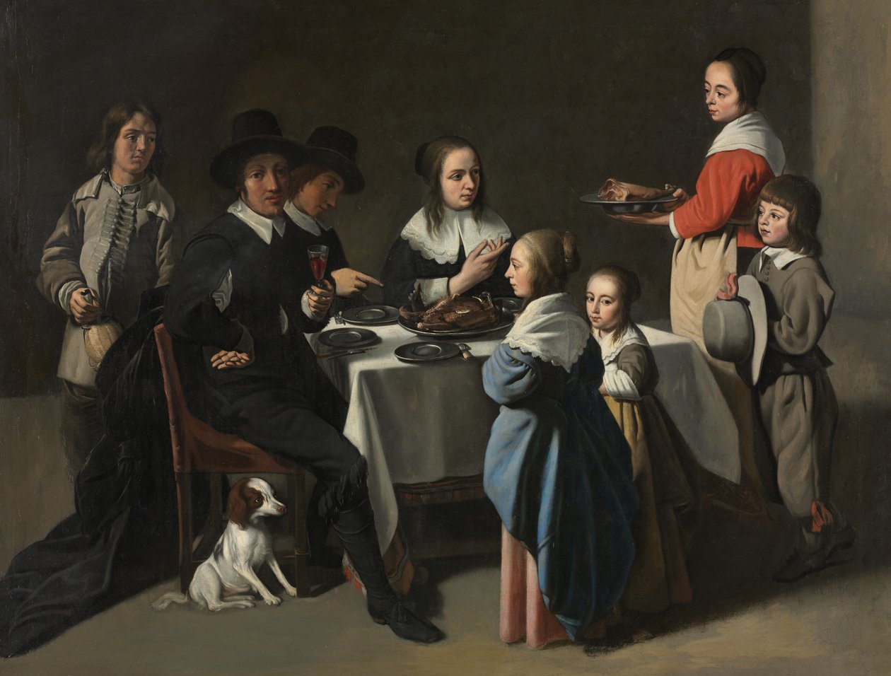 Una comida familiar, c.1645-55 de Le Nain Brothers