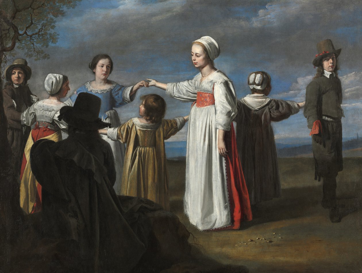 Niños bailando, c.1650 de Le Nain Brothers