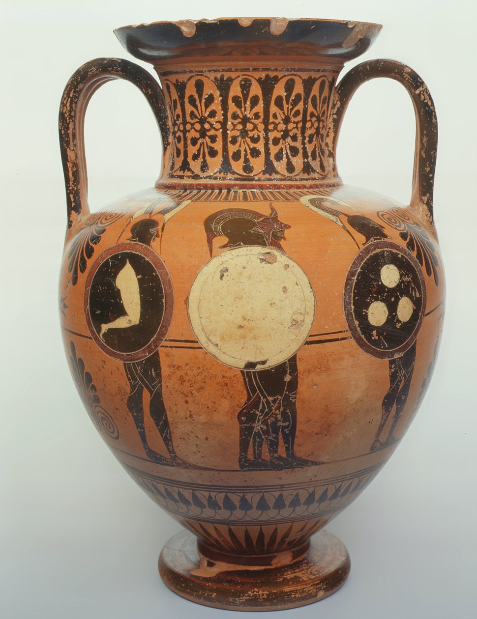 Ánfora de figuras negras, 515-490 a.C. de Leagros Group