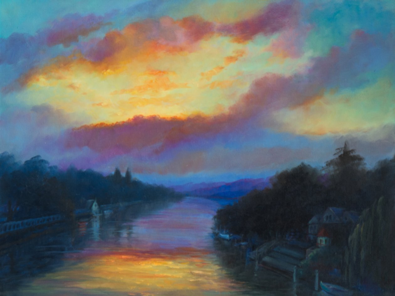 Amanecer en la Isla Eel Pie de Lee Campbell