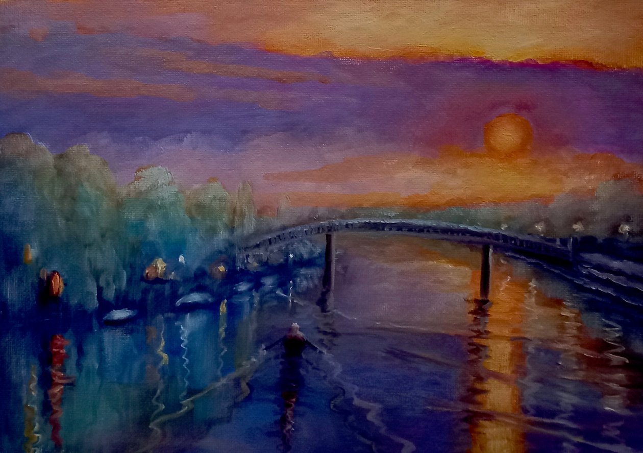 Atardecer en Eel Pie de Lee Campbell