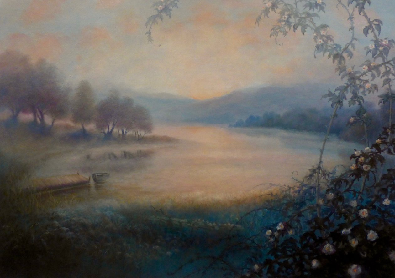 Lugar para soñar, 2022 (óleo sobre lienzo) de Lee Campbell