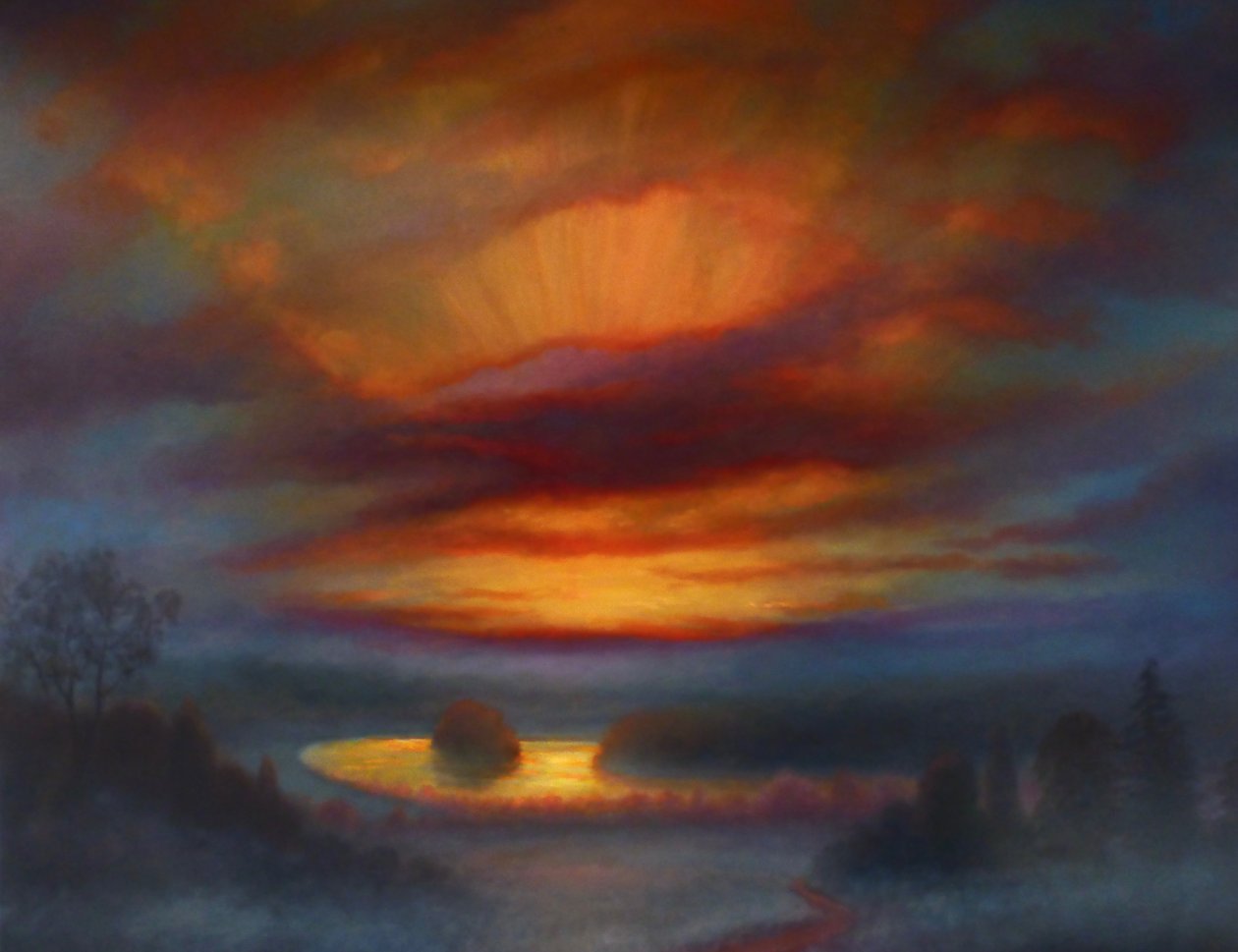 Atardecer en Richmond de Lee Campbell