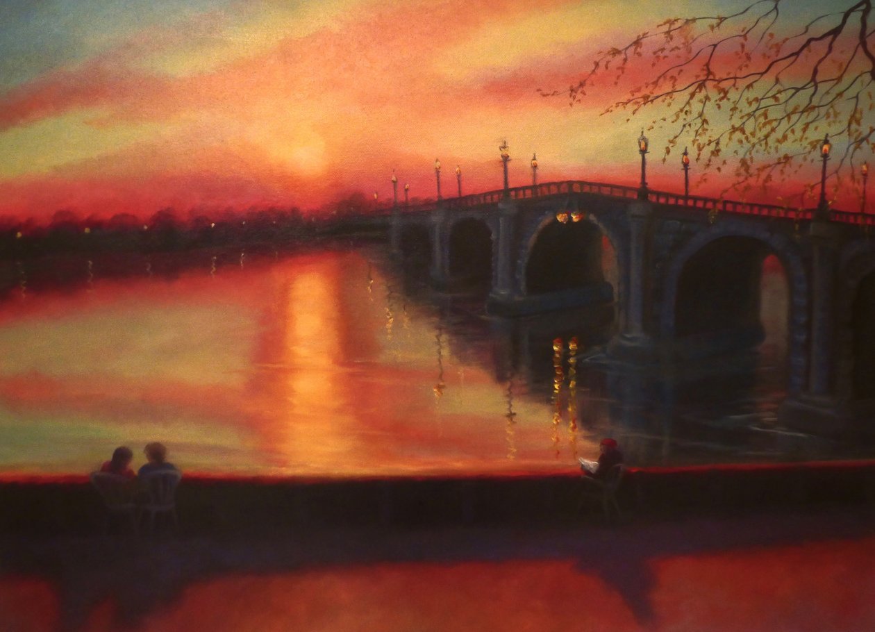 Tablas de mareas Puesta de sol del puente de Richmond, 2022 de Lee Campbell