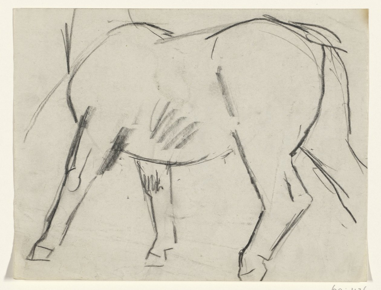 Cuerpo de un caballo de Leo Gestel