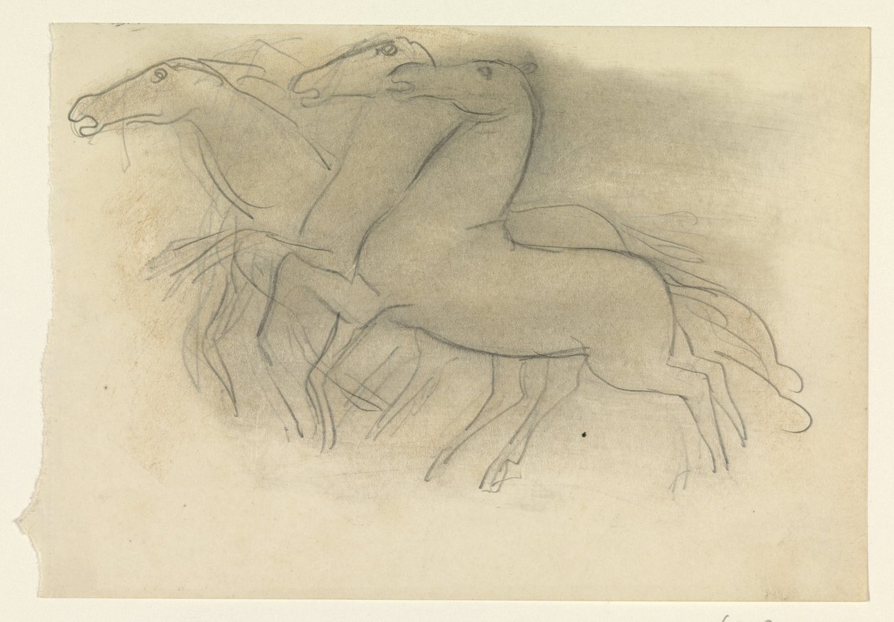 Caballos que corren de Leo Gestel