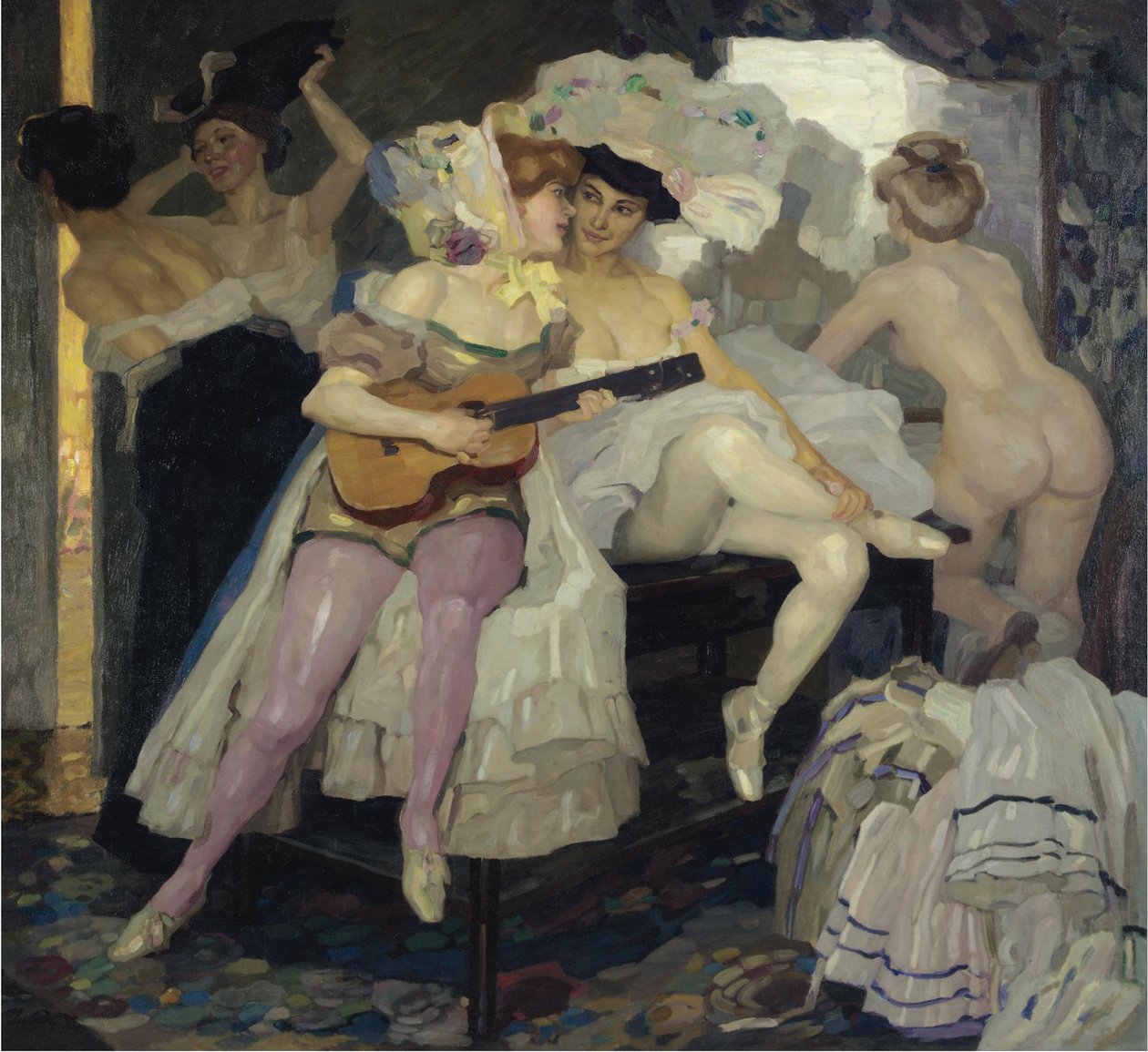 Detrás de las escenas, 1905 de Leo Putz