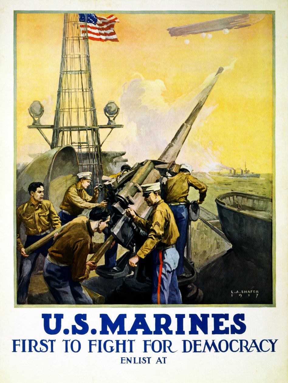 Marines de EE.UU., 1917 de Leon Alaric Shafer